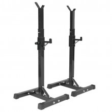500KG Max Load Adjustable Barbell Stand Multifunction Squat Rack Home Gym Weight Lifting Press COD